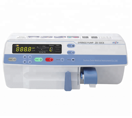 Single Channel Medical Syringe Pump for Hospital Use Chinese Manufacturer 5/10/20/30/50ml (1/2/3ml is optional)